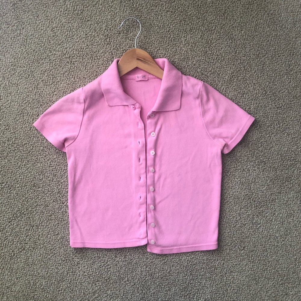 Brandy Melville Bubblegum Pink Caroline Top